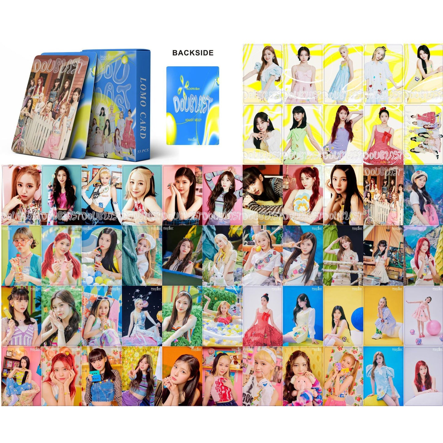 55PCS/Set Kpop Aespa Photocards Lomo Card welcome to my world LE SSERAFIM (G)I-DLE IVE Photo Cards New Album 2023 Photocard