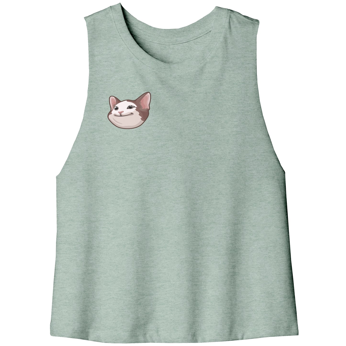 Test Bella Women's Racerback Crop Tank - armamenter