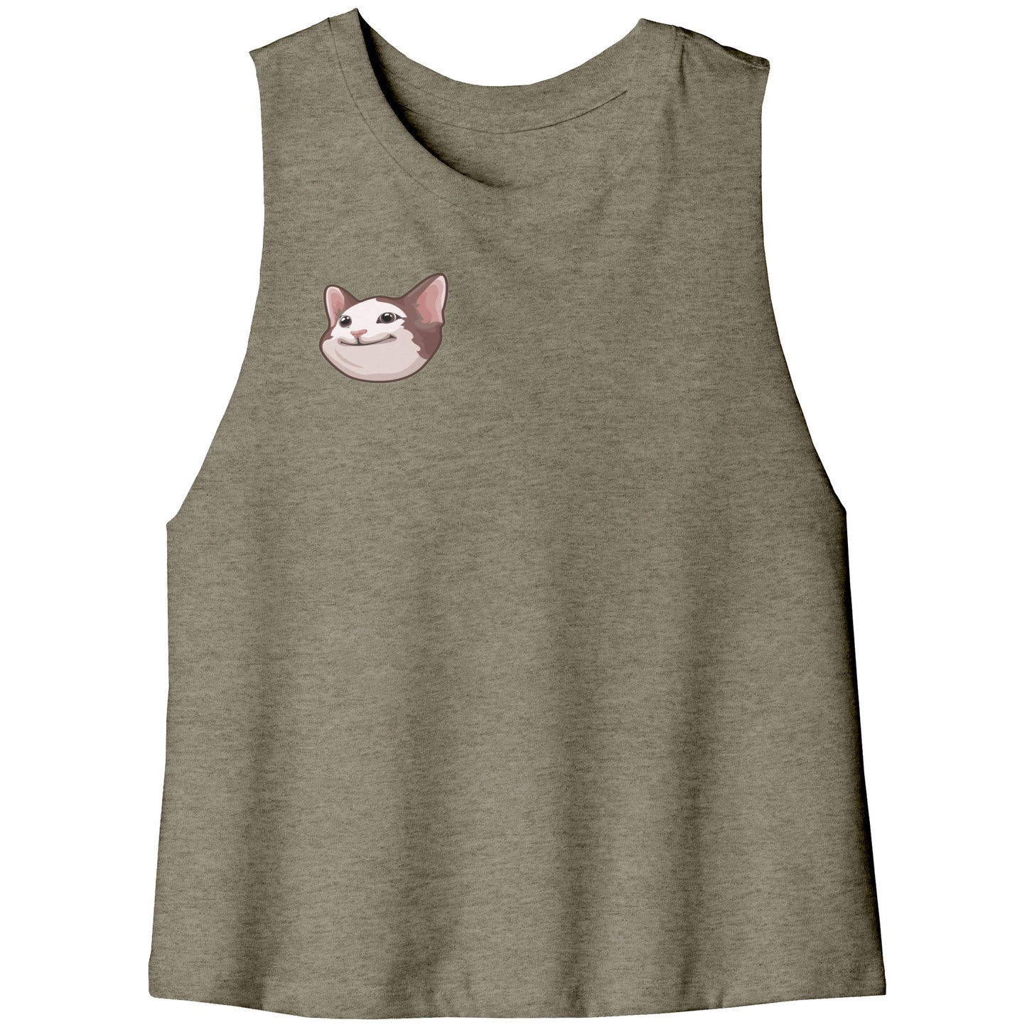 Test Bella Women's Racerback Crop Tank - armamenter