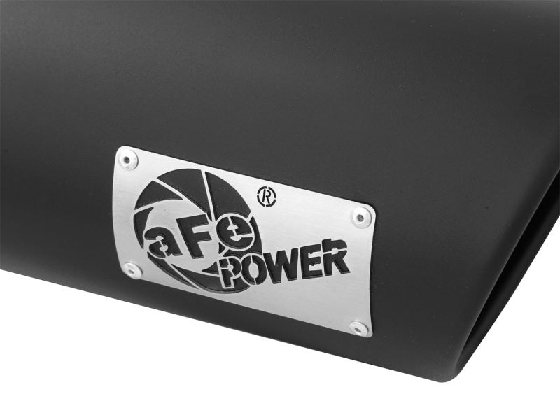 aFe Diesel Exhaust Tip Bolt On Black 5in Inlet x 6in Outlet x 12in Long - armamenter