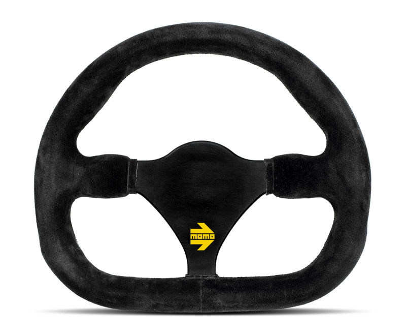Momo MOD27 Steering Wheel 290 mm - Black Suede/Black Spokes