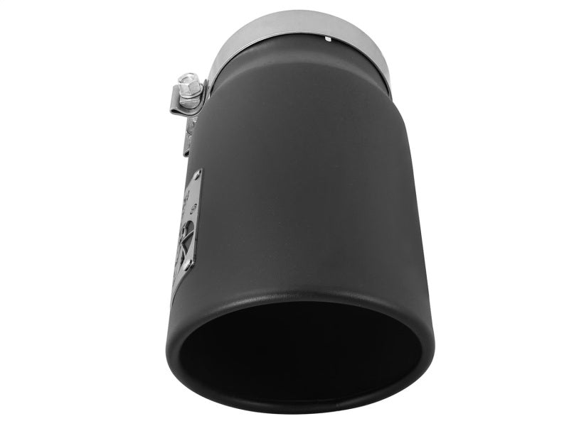 aFe Diesel Exhaust Tip Bolt On Black 5in Inlet x 6in Outlet x 12in Long - armamenter