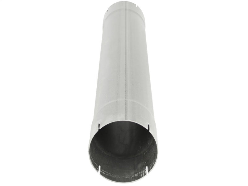aFe MACHForce XP Exhausts Muffler Delete Aluminized 4 ID In/Out 8 Dia - armamenter
