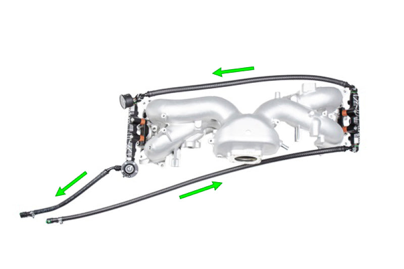 Radium Engineering 02-Up WRX/STi Subaru EJ Fuel Rail Plumbing Kit - Series