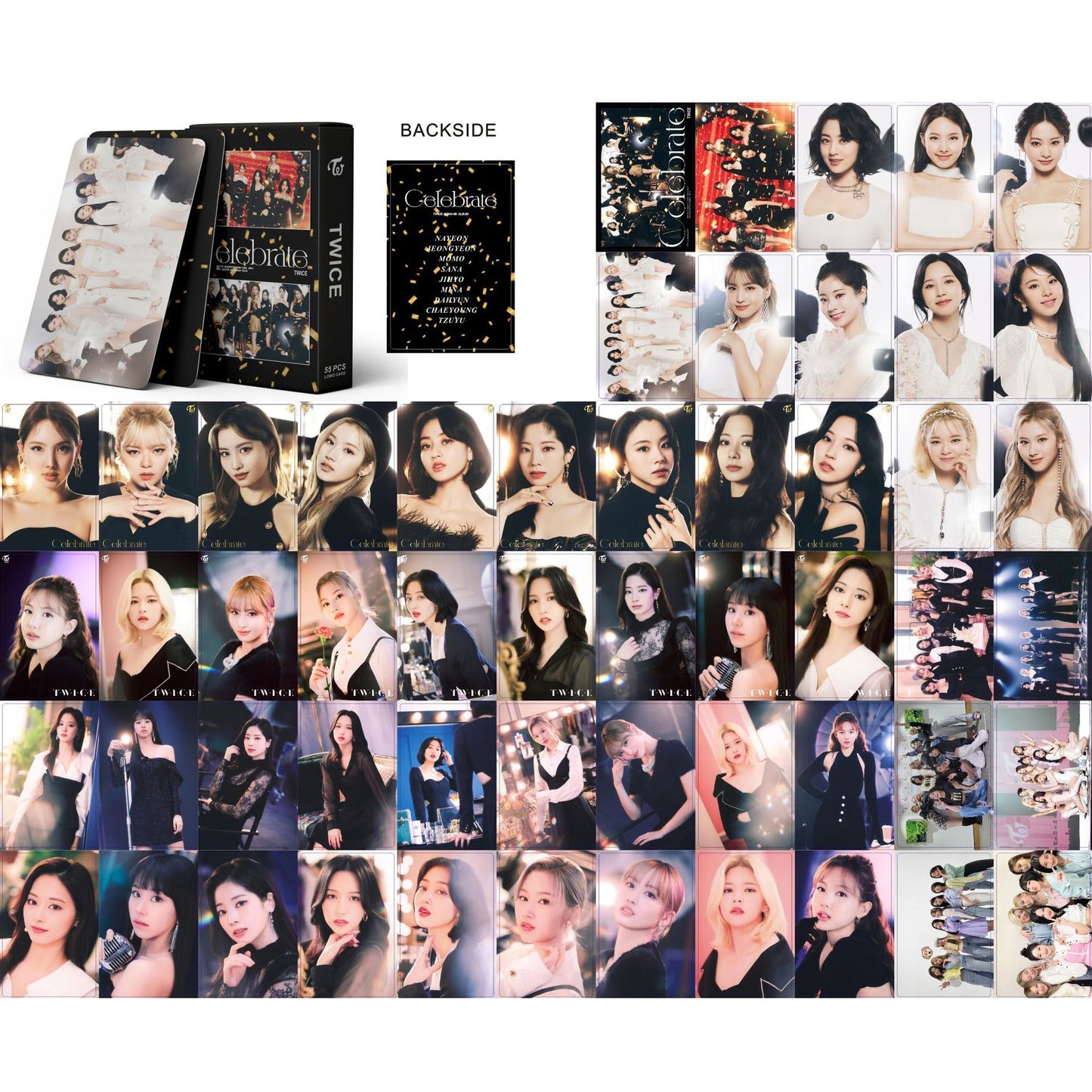 55PCS/Set Kpop Aespa Photocards Lomo Card welcome to my world LE SSERAFIM (G)I-DLE  IVE Photo Cards New Album 2023 Photocard