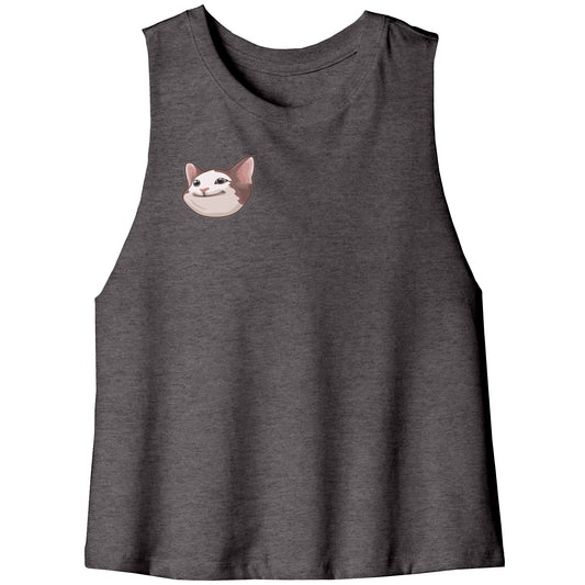 Test Bella Women's Racerback Crop Tank - armamenter