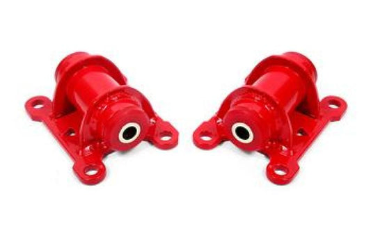 BMR 98-02 Chevrolet Camaro Motor Mount Kit (Steel) w/ Poly Bushings - Red - armamenter