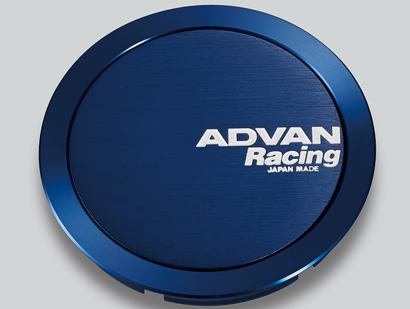 Advan 73mm Full Flat Centercap - Blue Anodized - armamenter