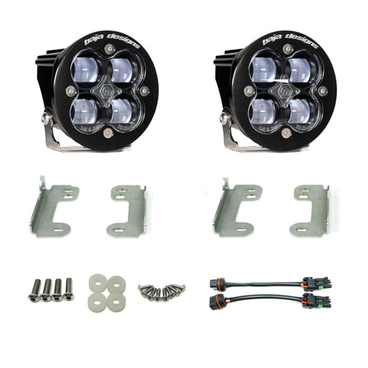 Baja Designs Wrangler JK Rubicon Squadron-R Fog Light & Fog Pocket Kit - armamenter