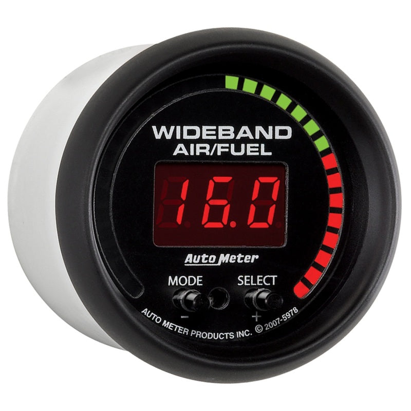 Autometer ES Digital 52mm Wideband Air/Fuel Kit - armamenter