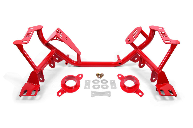 BMR 79-95 Ford Mustang K-Member Standard Version w/Spring Perches - Red - armamenter