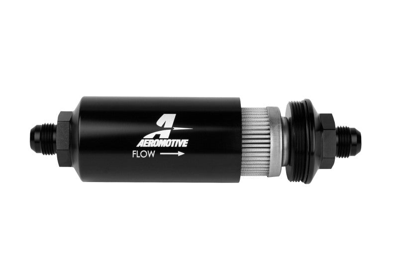 Aeromotive In-Line Filter - (AN -08 Male) 100 Micron Stainless Steel Element - armamenter