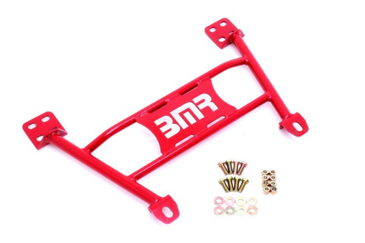 BMR 05-14 S197 Mustang Radiator Support Chassis Brace - Red - armamenter