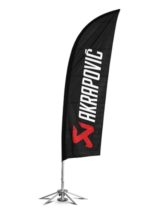 Akrapovic Self-standing flag set - armamenter