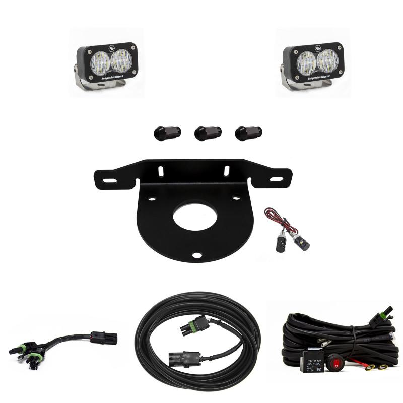 Baja Designs 2021+ Ford Bronco Dual S2 Sport W/C Reverse Kit w/Upfitter - armamenter