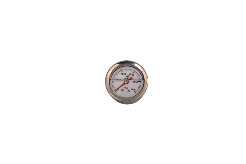 Aeromotive 0-100 PSI Fuel Pressure Gauge - armamenter