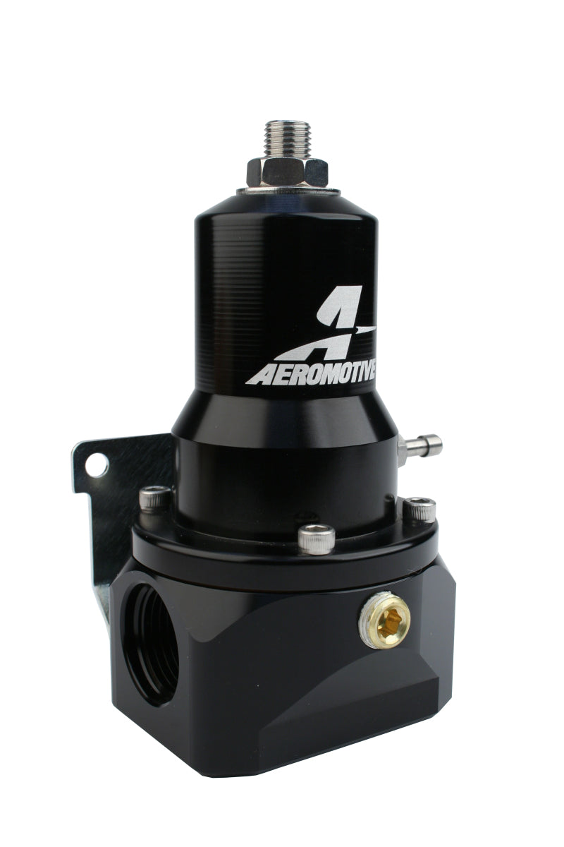 Aeromotive Regulator - 30-120 PSI - .500 Valve - 2x AN-10 Inlets / AN-10 Bypass - armamenter