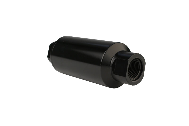 Aeromotive In-Line Filter - AN-10 - Black - 100 Micron - armamenter