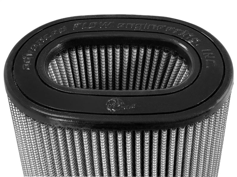 aFe MagnumFLOW Air Filter ProDry S 6.75inX4.75in F x 8.25inX6.25in B (INV) x 7.25X5in T (INV) x 9in - armamenter