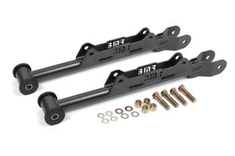 BMR 2010-2015 Chevrolet Camaro Rear DOM Lower Control Arms - Black Hammertone - armamenter