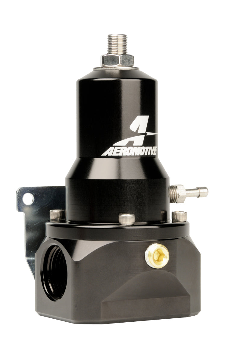 Aeromotive Regulator - 30-120 PSI - .500 Valve - 2x AN-10 Inlets / AN-10 Bypass - armamenter