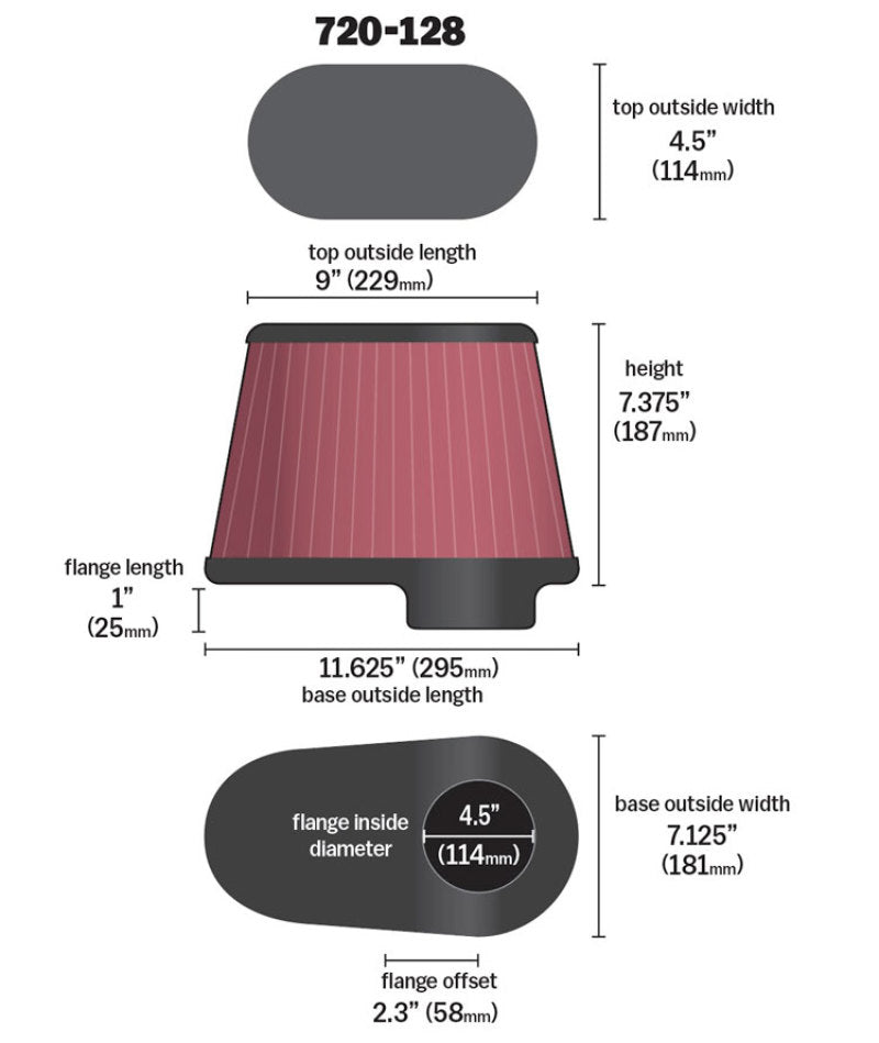 Airaid Dodge 5.9/6.7L DSL / Ford 6.0L DSL Kit Replacement Air Filter - armamenter