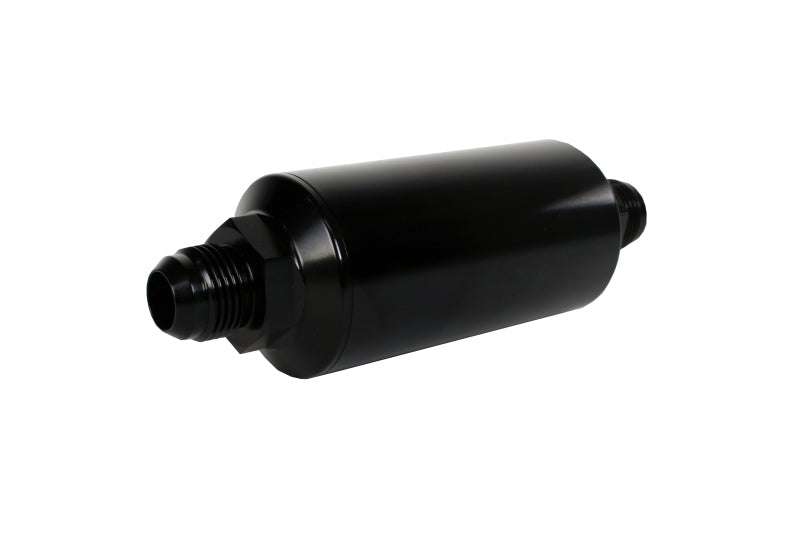 Aeromotive In-Line Filter - (AN-10) 100 Micron Stainless Steel Element Black Anodize Finish - armamenter