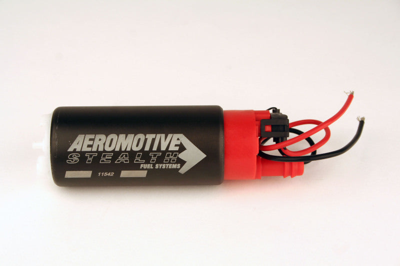 Aeromotive 340 Series Stealth In-Tank E85 Fuel Pump - Offset Inlet - Inlet Inline w/Outlet - armamenter