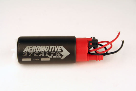 Aeromotive 340 Series Stealth In-Tank E85 Fuel Pump - Offset Inlet - Inlet Inline w/Outlet - armamenter