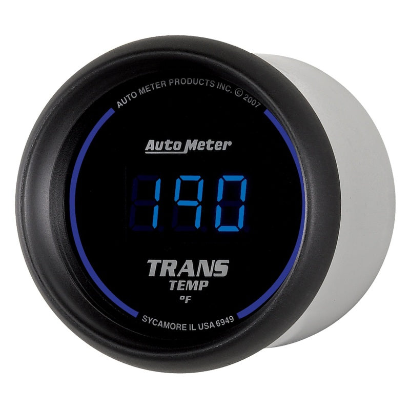 Autometer 52.4mm Black Digital Trans Temperature Gauge - armamenter