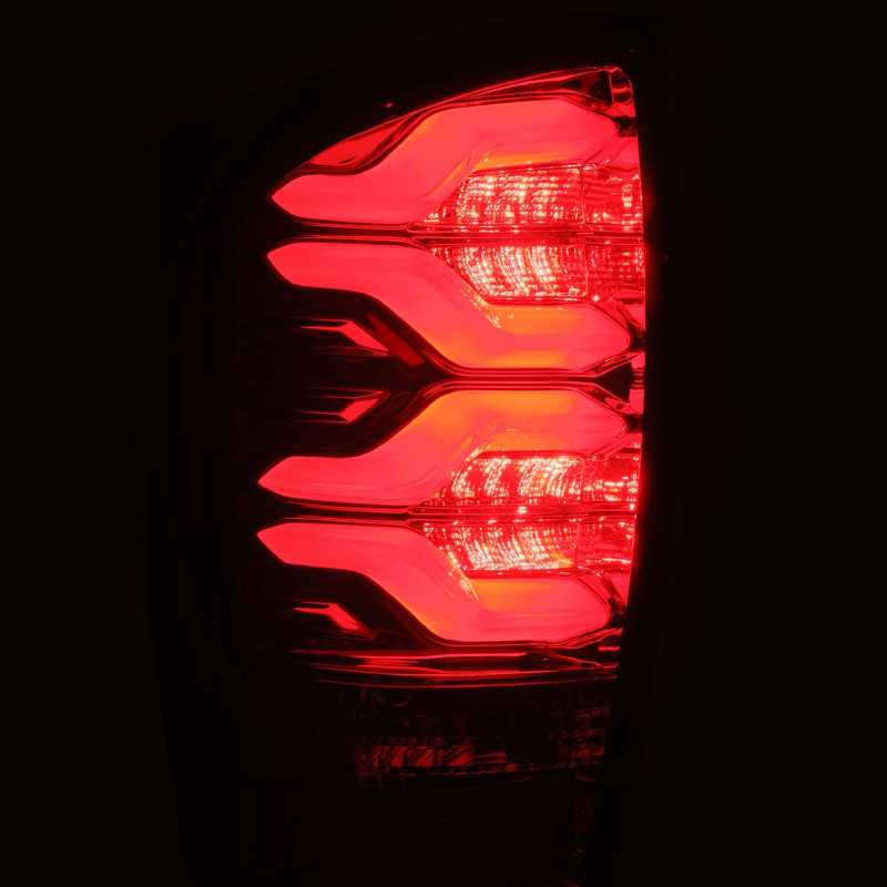 AlphaRex 16-20 Toyota Tacoma PRO-Series LED Tail Lights Red Smoke - armamenter