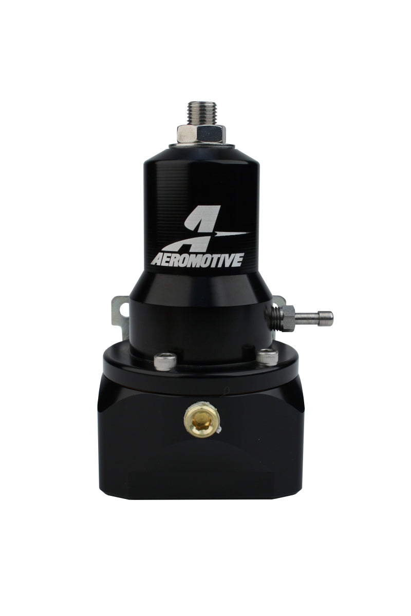 Aeromotive Regulator - 30-120 PSI - .313 Valve - 2x AN-10 Inlets / AN-10 Bypass - armamenter