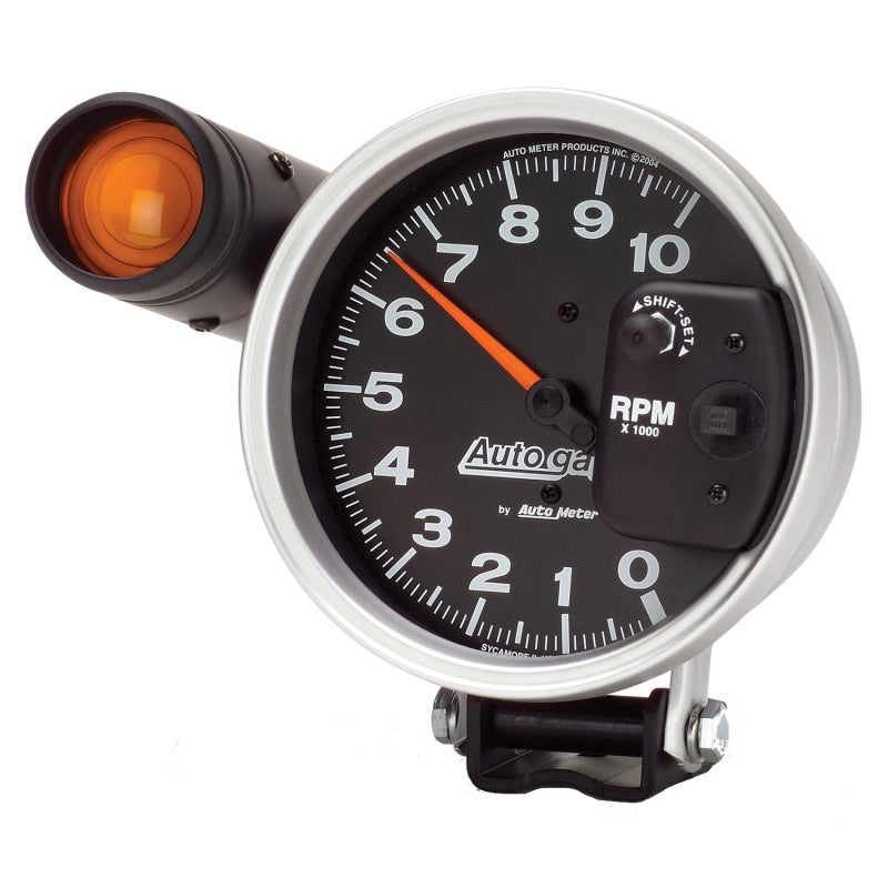 Autometer 5 inch 10,000 RPM Monster Shift Lite Pedestal Tachometer - armamenter