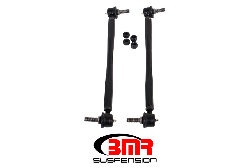 BMR 12-15 5th Gen Camaro Front Sway Bar End Link Kit - Black - armamenter