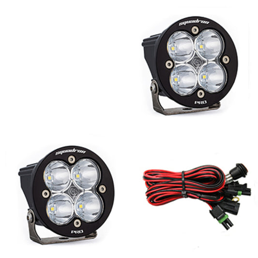 Baja Designs Squadron R Pro Spot LED Light Pods - Clear - armamenter