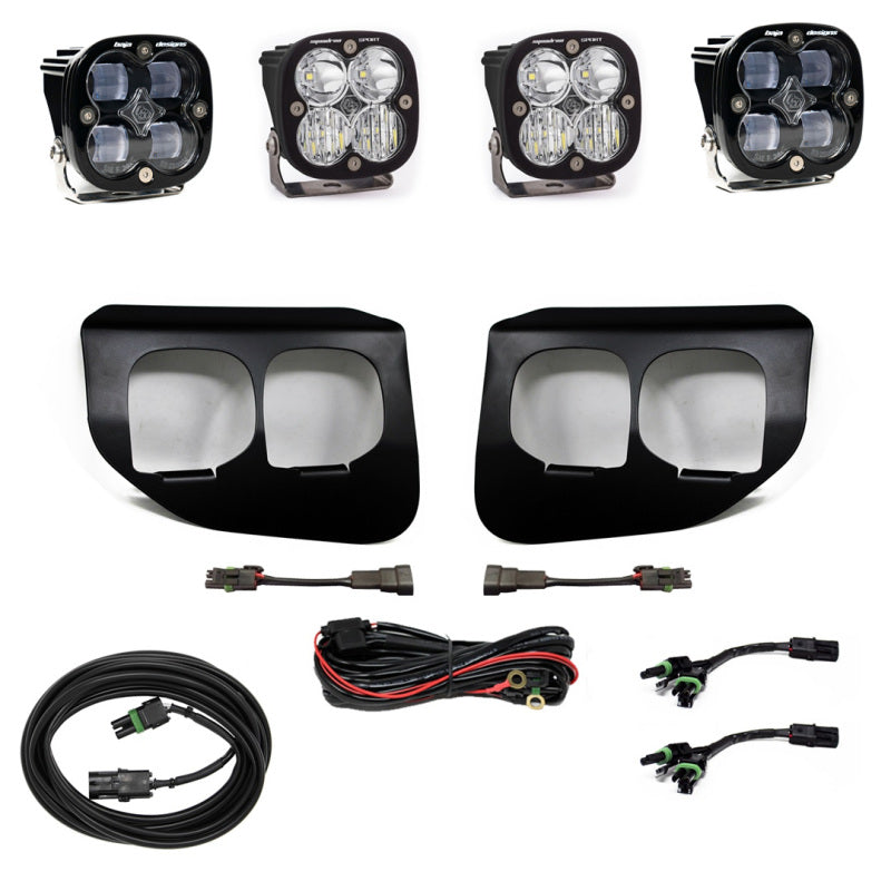 Baja Designs Ford Super Duty (20-On) Fog Lights Dual FPK SAE/Sport DC Baja Designs - armamenter