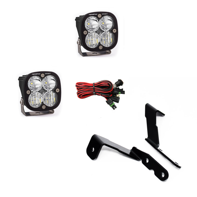 Baja Designs 2007-2013 GM Silverado/Sierra Squadron Sport Lights A-Pillar Kit - armamenter