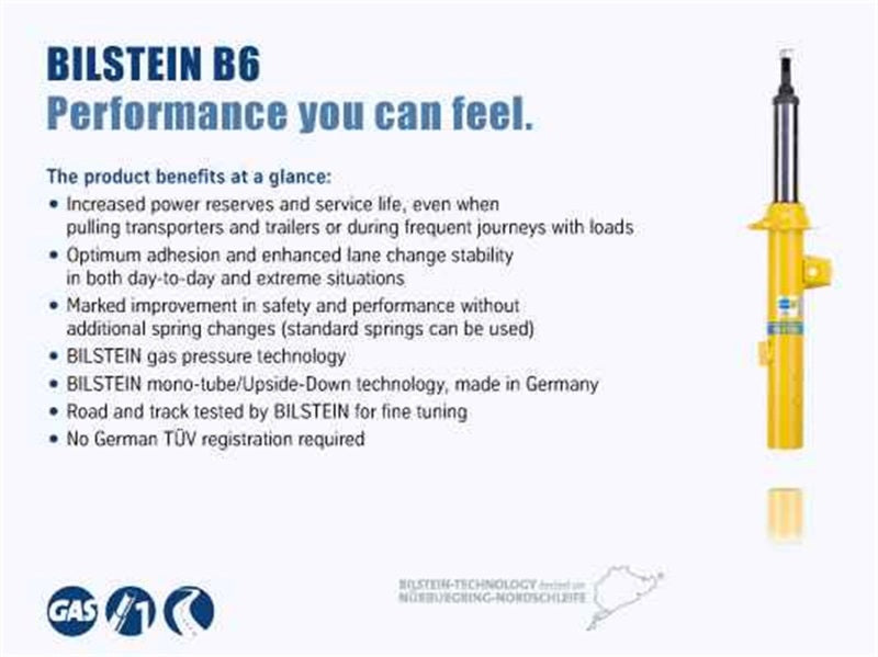 Bilstein B8 90-93 Freightliner V-Line Rear 46mm Monotube Shock Absorber - armamenter