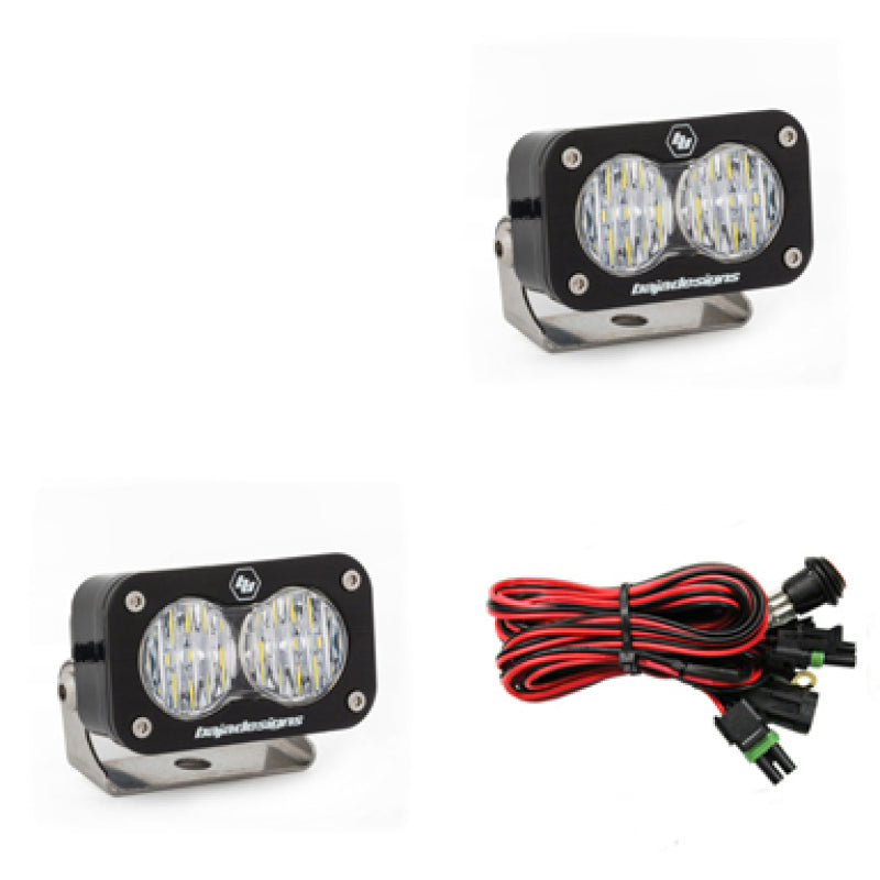 Baja Designs S2 Pro Series LED Light Pods Wide Cornering Pattern - Pair - armamenter