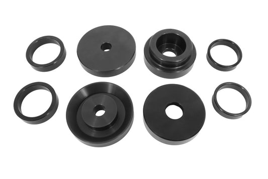 BMR 2008-2018 Challenger Rear Cradle Lockout Bushing Kit - Black Anodized - armamenter