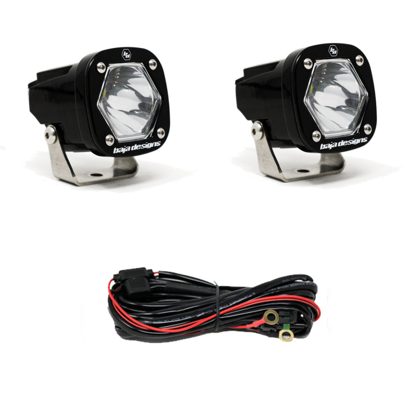 Baja Designs S1 Spot LED Light w/ Mounting Bracket Pair - armamenter