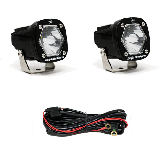 Baja Designs S1 Spot LED Light w/ Mounting Bracket Pair - armamenter