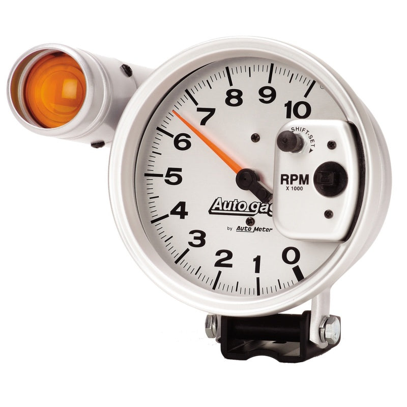 Autometer 5 inch 10,000 RPM Shift Lite Pedestal Tachometer Auto Gage - armamenter