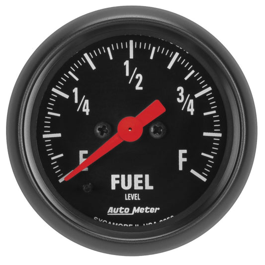 Autometer Z Series 0-280Ohm 2-1/16in. Programmable Fuel Level Gauge - armamenter