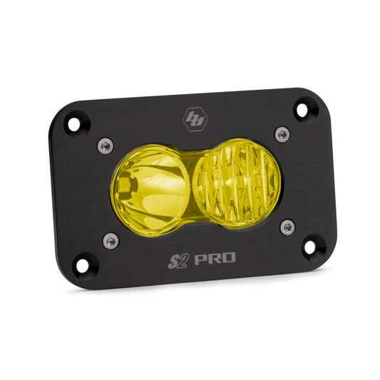 Baja Designs LED Driving/Combo Amber Flush Mount S2 Pro - armamenter