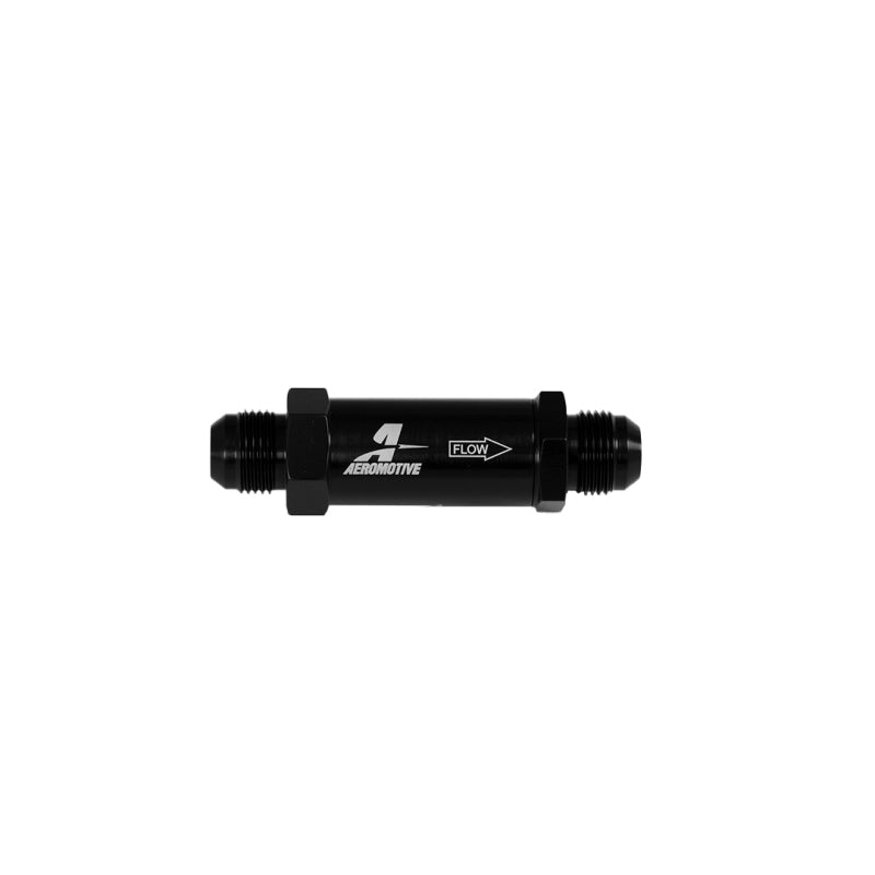 Aeromotive In-Line Full Flow Check Valve (-10 AN Flare) - Black - armamenter