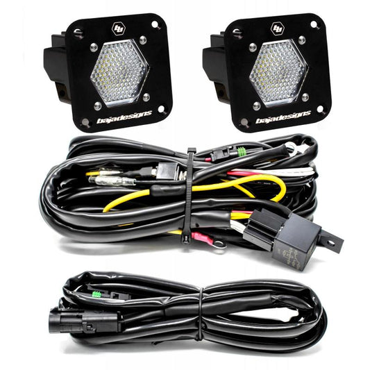 Baja Designs S1 Work/Scene LED Light Backup Kit w/ Mounting Bracket Pair - armamenter