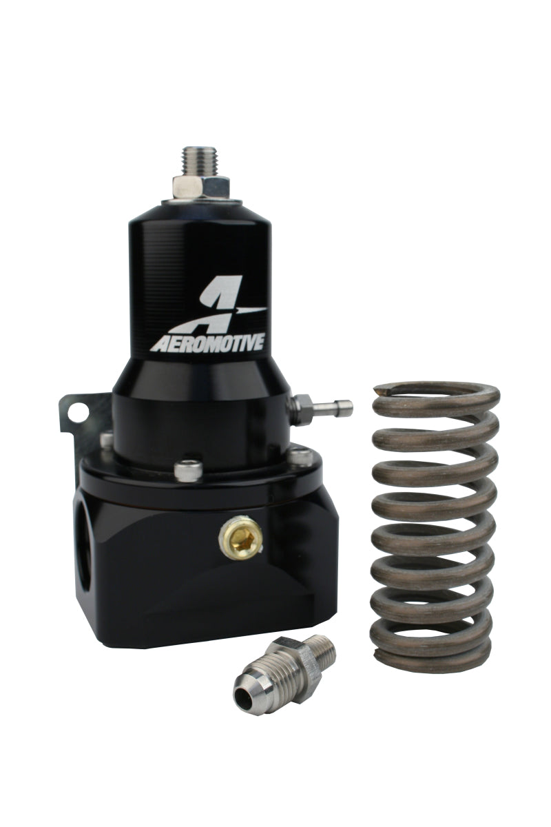 Aeromotive Regulator - 30-120 PSI - .313 Valve - 2x AN-10 Inlets / AN-10 Bypass - armamenter