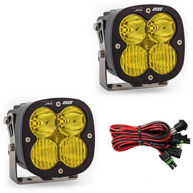 Baja Designs XL80 Series Driving Combo Pattern Pair LED Light Pods - Amber - armamenter