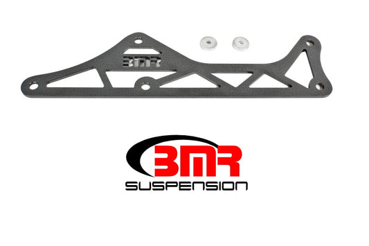 BMR 16-17 6th Gen Camaro Aluminum Driveshaft Tunnel Brace - Black Hammertone - armamenter